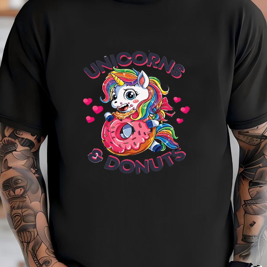 Unicorns And Donuts Shirt / Unicorn Shirt / Unicorn Gifts / Unicorns / Donut Unicorn / Unicorn T Shirt / Rainbow Unicorn / Tank Top / Hoodie T-shirt