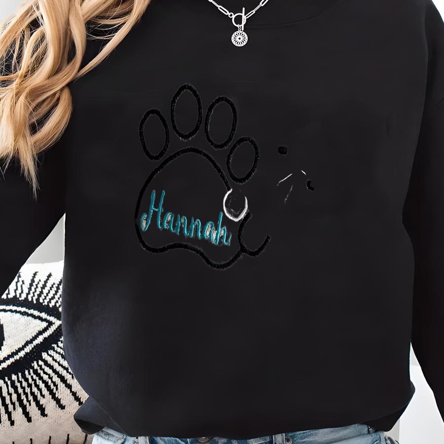 Vet Gift, Monogrammed Veterinarian Shirt, Vet Tech, Stethoscope, Dog Paw, Graduation Gift For Vet School Student, Personalized Sweatshirt