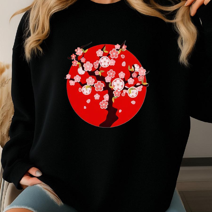 Japanese Cherry Blossom Tree Personalized T-shirt Sweatshirt