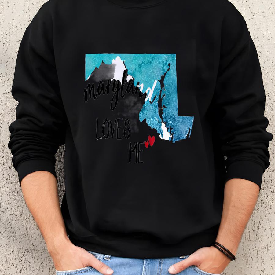 Someone In Maryland Loves Me Baby Bodysuit, Maryland Baby Clothes, Aunt Uncle Gift, Personalized Baby Clothes, Custom Baby Shower ® Sweatshirt Someone In Maryland Loves Me Baby Bodysuit, Maryland Baby Clothes, Aunt Uncle Gift, Personalized Baby Clothes, Custom Baby Shower ® Sweatshirt