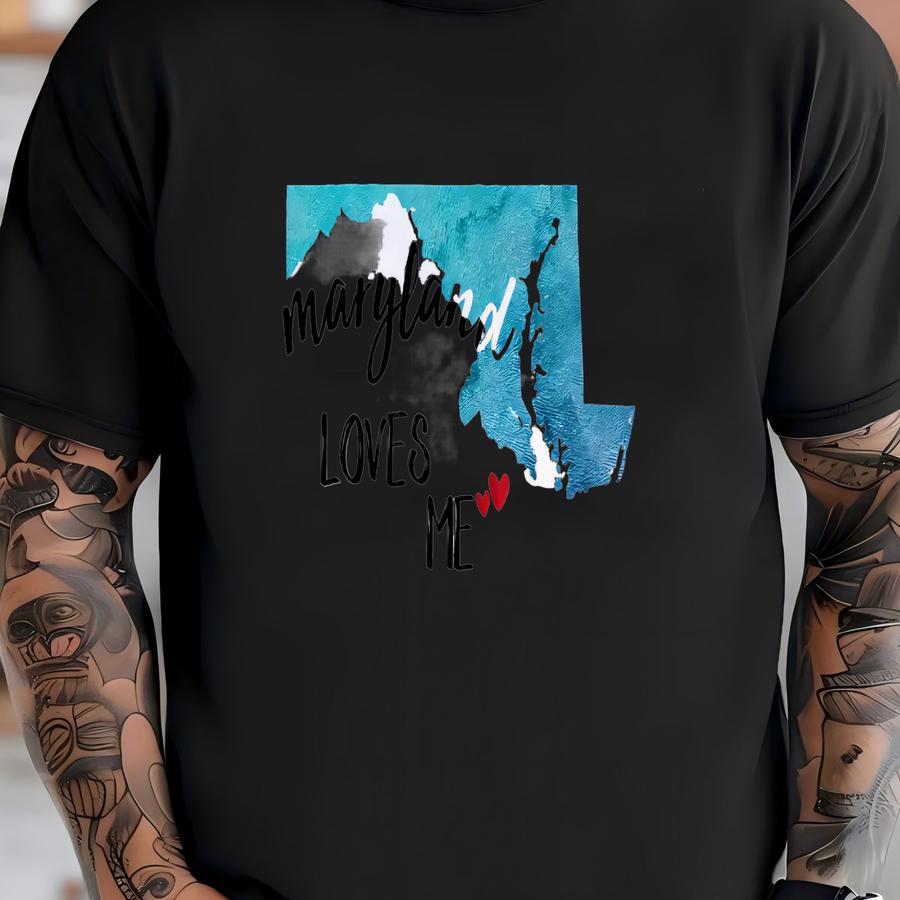 Someone In Maryland Loves Me Baby Bodysuit, Maryland Baby Clothes, Aunt Uncle Gift, Personalized Baby Clothes, Custom Baby Shower ® T-shirt