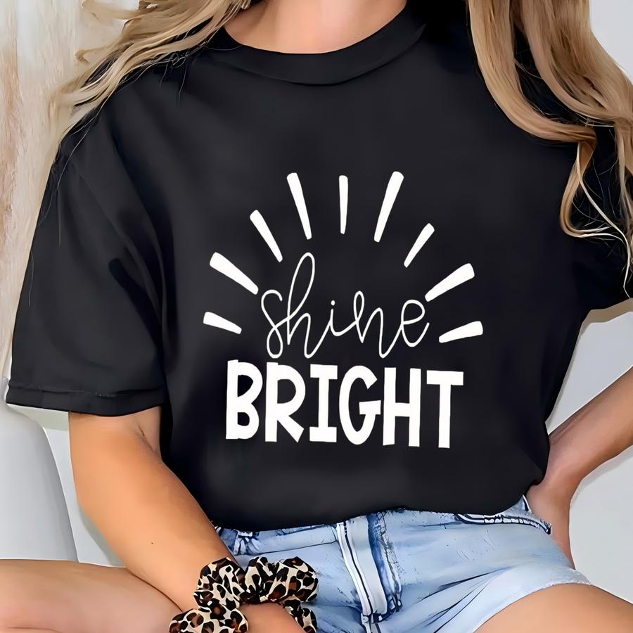 Teacher Shirts, Shine Bright, Teacher Tshirt, Staar Testing Tee, School Counselor, Teacher Motivational Shirt, State Testing, Principal Tees T-shirt