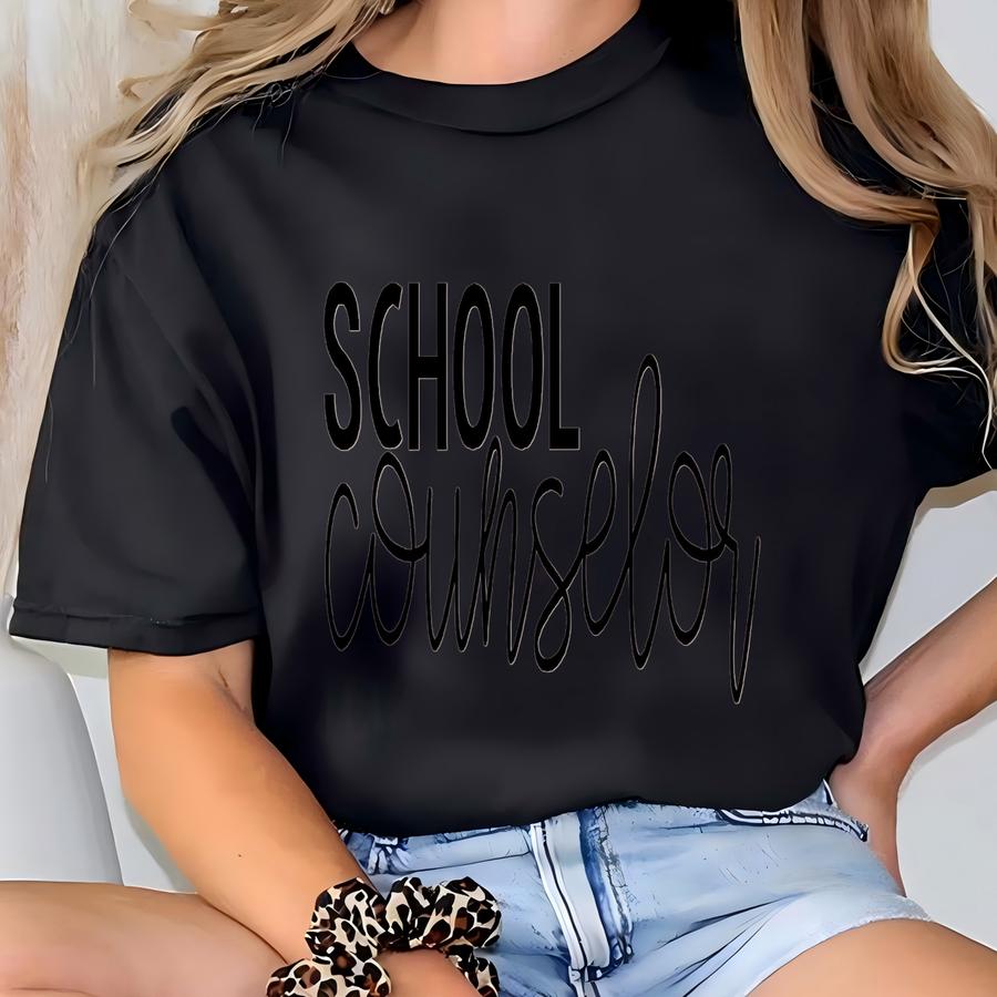 School Counselor Shirt, Gift For School Counselors, Counselor Tee, Teacher Shirts, Teacher Tees, High School Counselor, Guidance Counselor T-shirt
