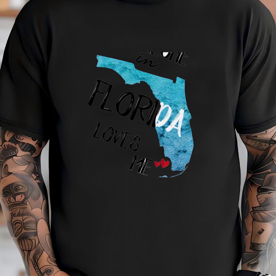 Someone In Florida Loves Me ®, Florida Baby Clothes, Aunt Uncle Gift, Personalized Baby Clothes, Custom Baby Shower Gift T-shirt