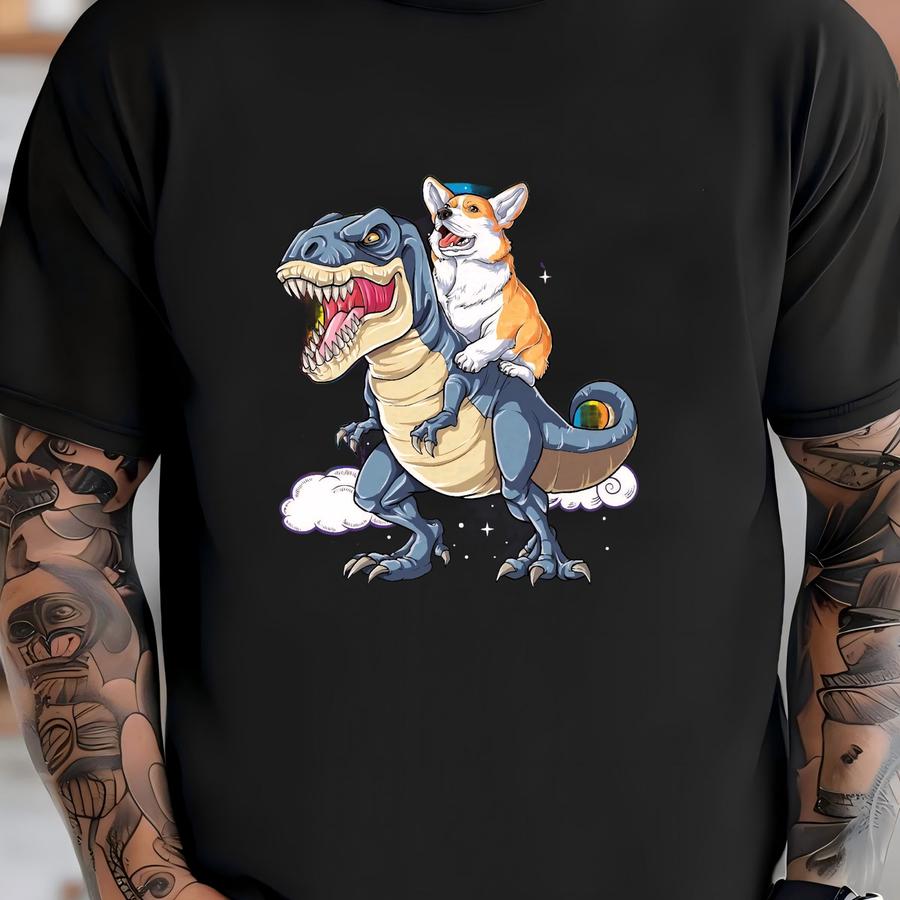 Corgi Dinosaur T Rex Shirt / Corgi Shirt / Dinosaur T-rex / Corgi Gifts / Funny Cute Corgis / Corgi Lover Gift / Tank Top Hoodie T-shirt