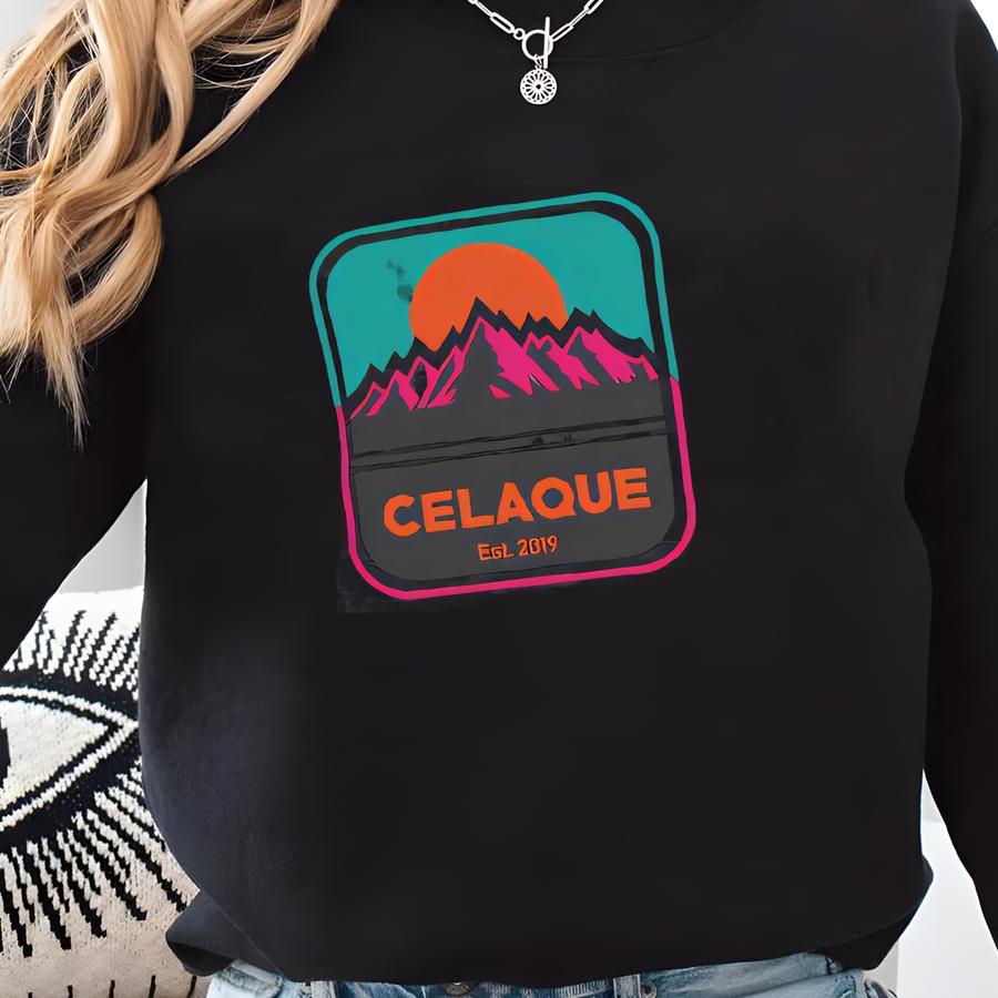 Celaque Neon Nights Short-sve Unisex T-shirt | Nature Outdoors Gift | Retro Vintage Hipster | Classic Pnw Mens Womens Tee Sweatshirt