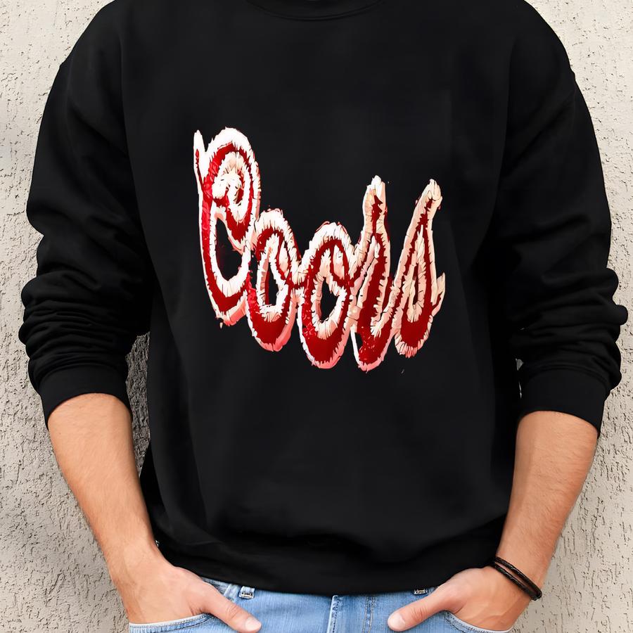 Vintage Coors Beer Hat Sweatshirt