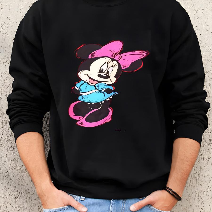 Rare!! Vintage 90s Mouse Cartoon Pullover Jumper Sweatshirt Nice Design Sweatshirt