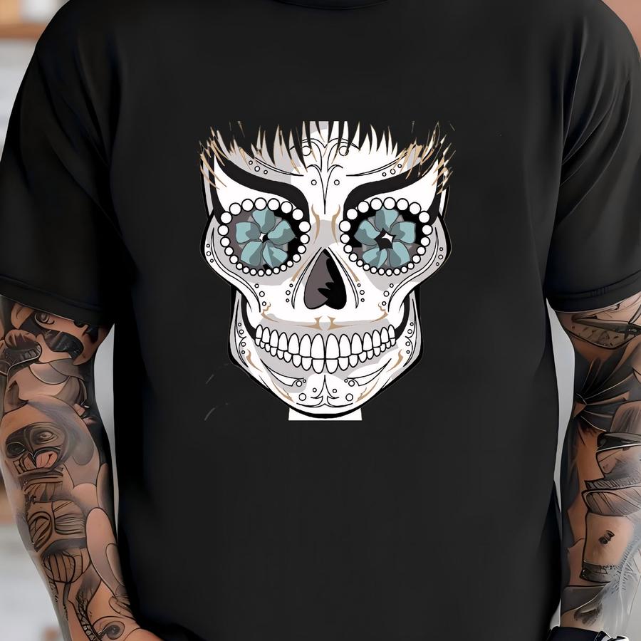 Labyrinth Sugar Skull Print 24x36 Print T-shirt