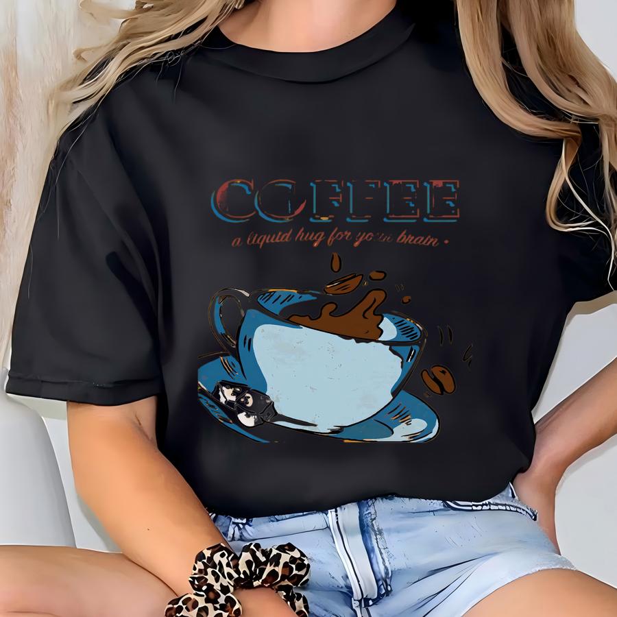 Coffee Wall Art. Coffee Print. Coffee Decor. Coffee Lover Gift. Printable Wall Art. Digital Download. Funny Coffee Poster. Cafe Shop Decor T-shirt