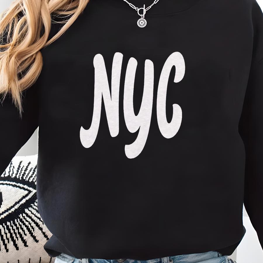 Nyc T-shirt: Fresh Vintage Style Graphic Tee Sweatshirt