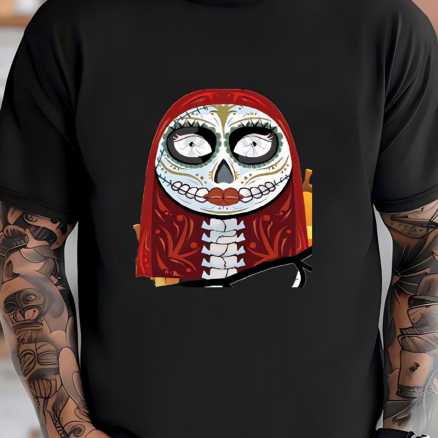 Nightmare Before Christmas Sugar Skulls Print 11x17 Movie Style Poster T-shirt
