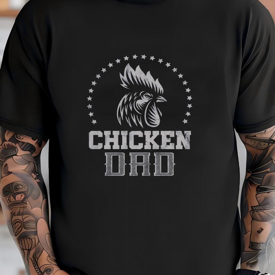 Chicken Dad Farmer Father Hoodie, Tank Top, Hoodie, Sweatshirt, Long Sve, Child Hoodie, Apparel Gift T-shirt