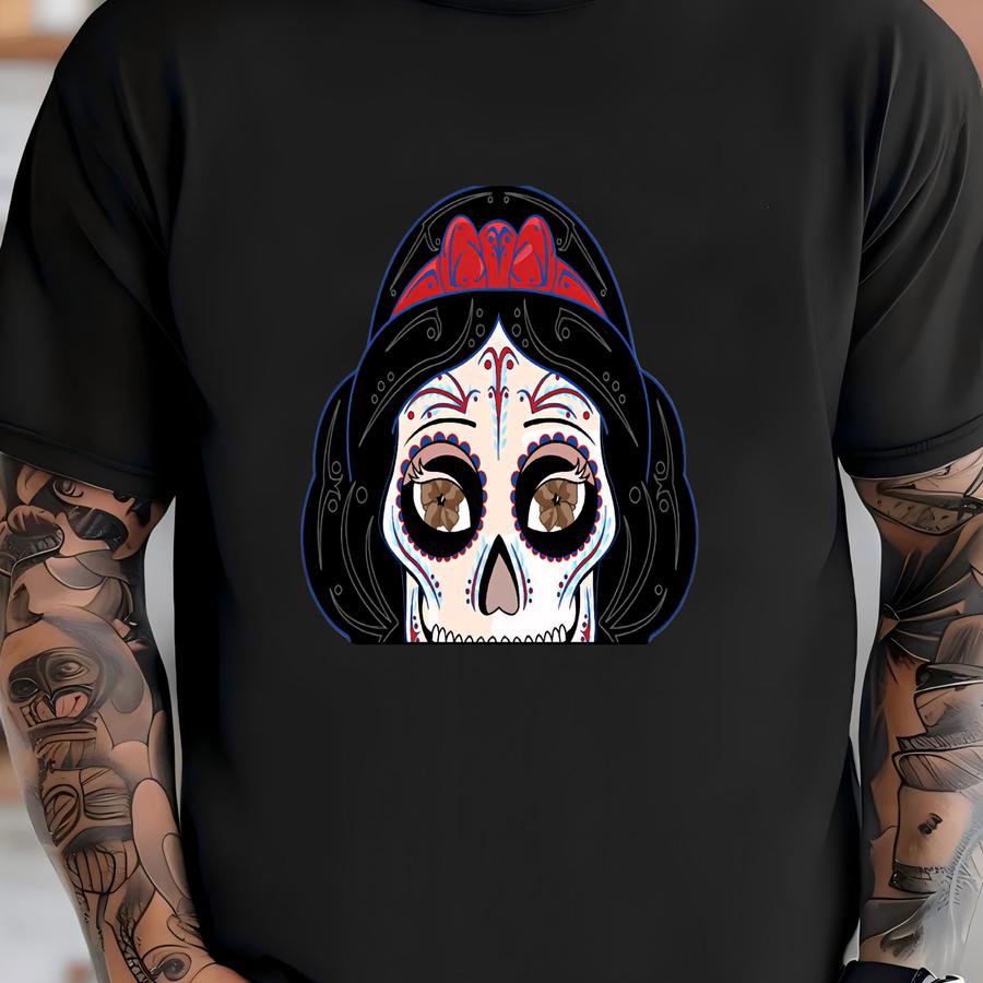 The 7 Dwarfs Sugar Skull 11x17 Movie Poster T-shirt