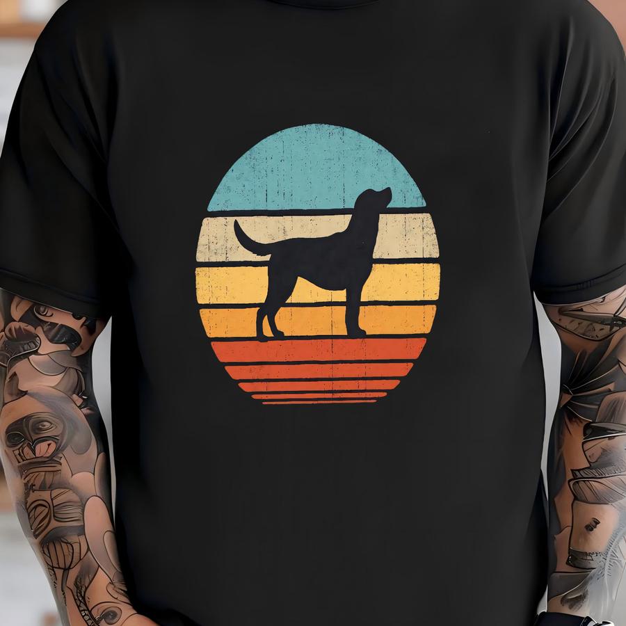 Labrador Vintage Shirt / Labrador Shirt / Labradors Gift / Lab Lover / Labrador Dog / K9 Dogs / Sunset Tee / Retro Vintage / Tank Top Hoodie T-shirt