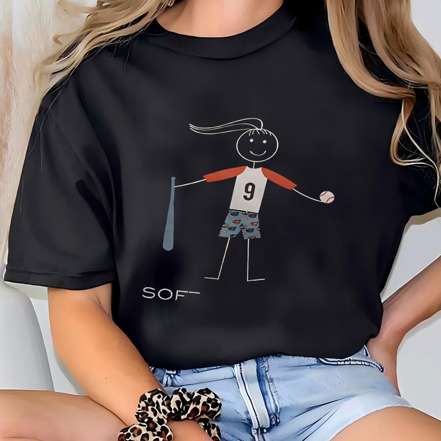 Funny Softball Unisex Hoodie For Girls, Sport Gifts For Women - Girls Softball Shirt - Softball Gifts T-shirt