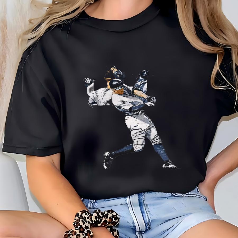 Aaron Judge Kids Baby Romper | New York Y Baseball Aaron Judge Tribute W Wht T-shirt