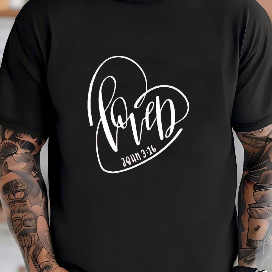 Women's Christian Loved Shirt John 3:16 T-shirt