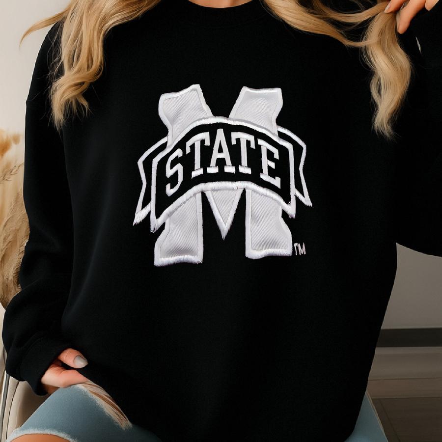 Vintage Mississippi State Bulldogs Hoodie 2xl Sweatshirt