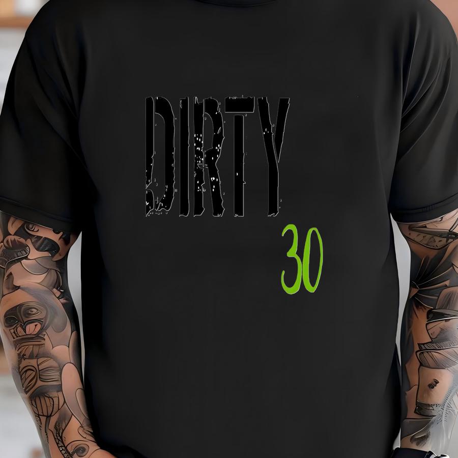 Dirty 30 Trucker Hat: Birthday Party Thirty Hat T-shirt