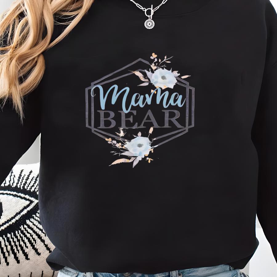 Mama Bear Bleached Shirt | Mama Shirt | Bleached Shirt Sweatshirt