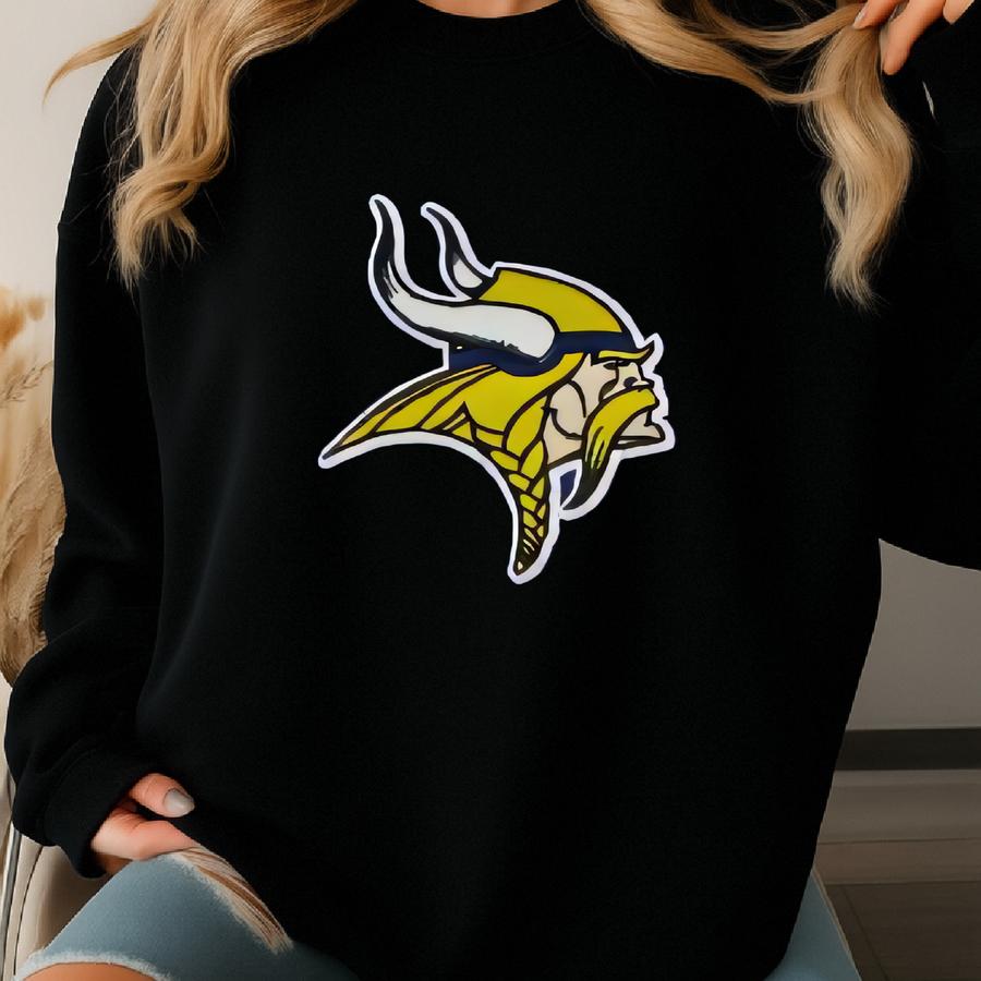T-shirt Large Football Purple Power Sweatshirt