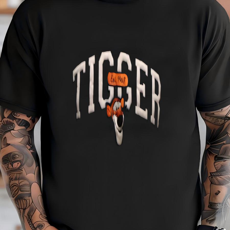 Vtg Green Sewn Tigger Hooded Hoodie Fce Sweatshirt Youth M Very Nice T-shirt