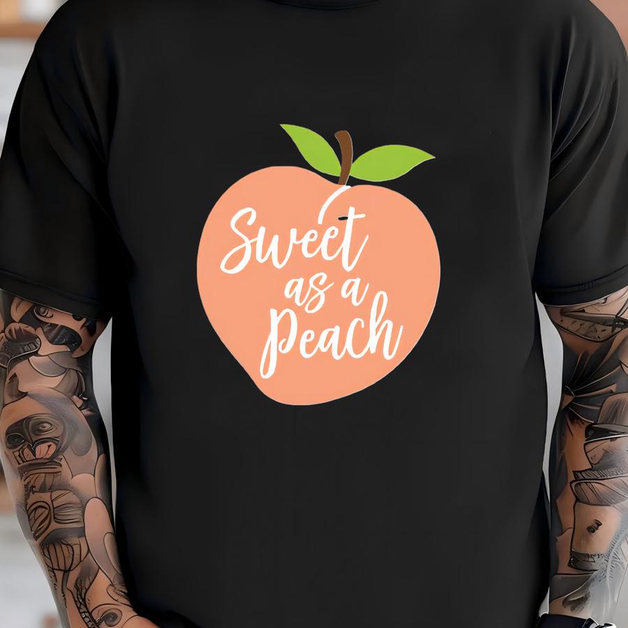 Peach Baby ®, Cute Little Peach ®, Hipster Baby Bodysuit, Southern Girl ® Vegan Baby Clothes T-shirt