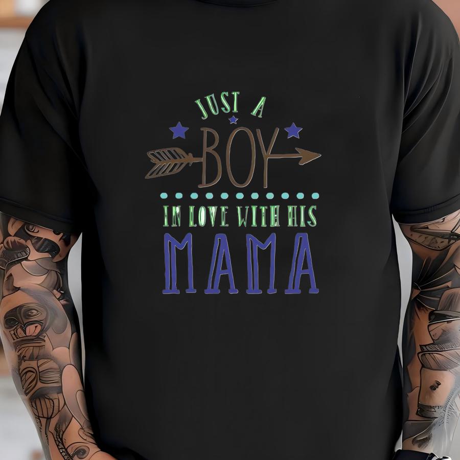 Mother's Day ®- Boys Mother's Day Bodysuit- Just A Boy Who Loves His Mama ® T-shirt