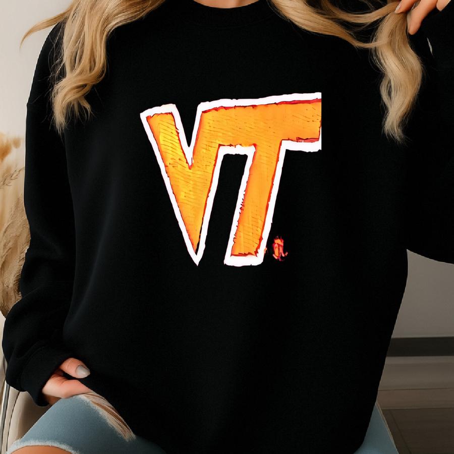 Virginia Tech Womens Long Sve Shirt Sweatshirt