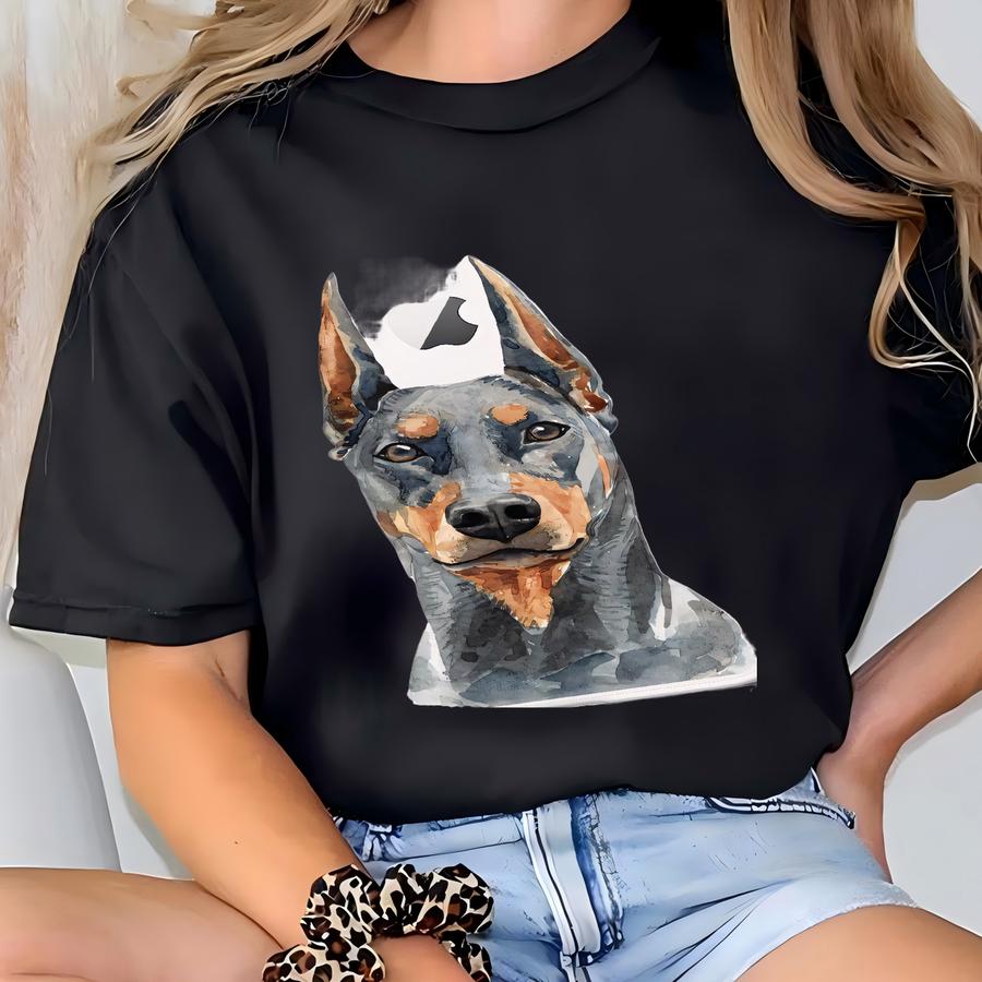 Watercolor Doberman Dog Iphone Case: Sk Protective Phone Cover T-shirt