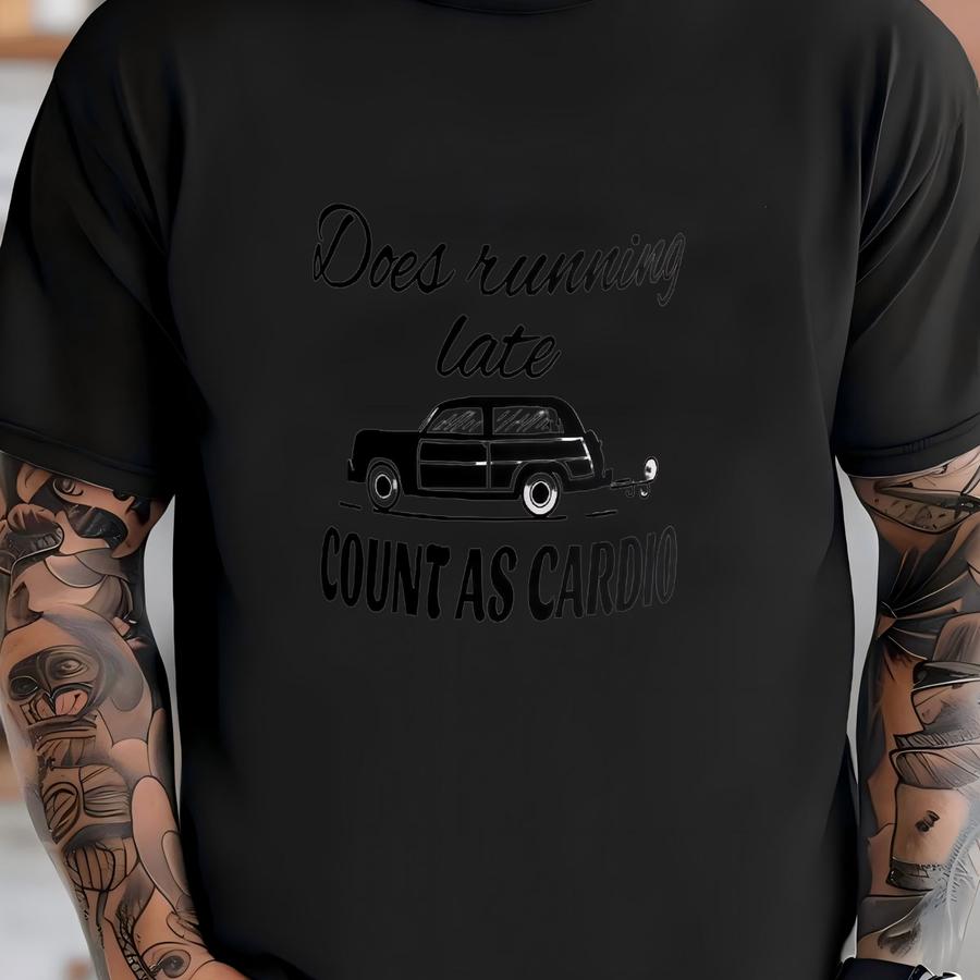 Does Running Late Count As Cardio Mug, Procrastinator Mug, Woodie Wagon, Funny Mugs, Procrastinator Gift Shirt