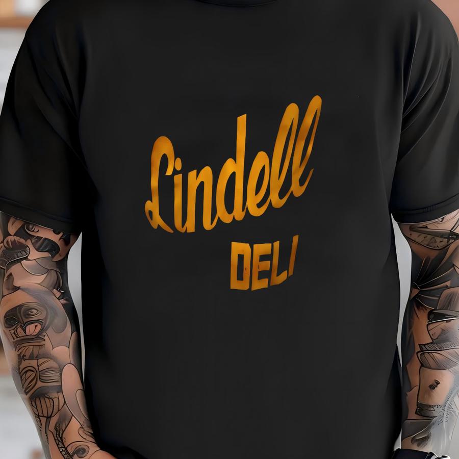 Vtg 90's Brown Rawlings 2 Button Lindell Deli #15 Adult L Polyester Jersey Usa T-shirt