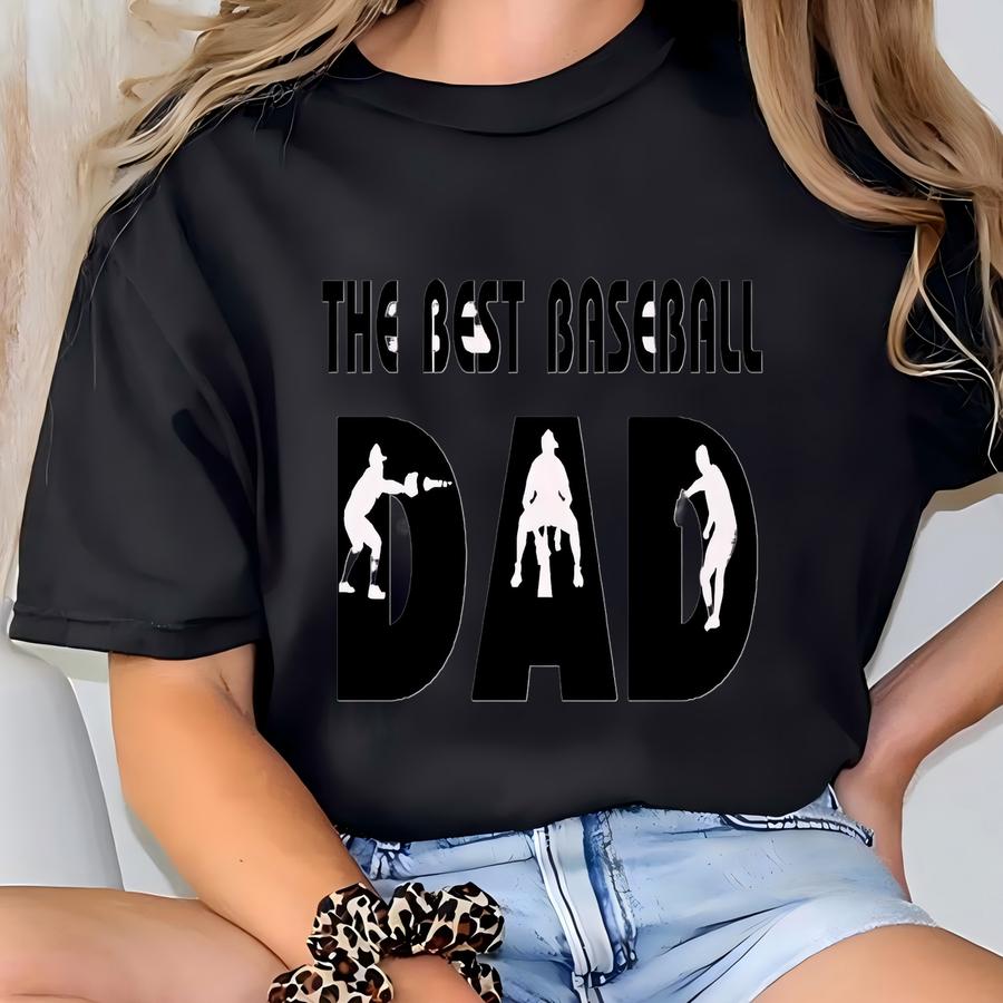 The Best Baseball Dad Hoodies-mens Baseball Raglan Shirt-dad Baseball Shirt-baseball Shirt T-shirt