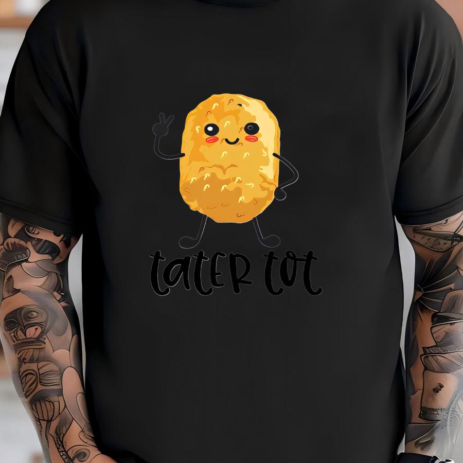 Tater Tot Baby ®, Hipster Baby Bodysuit, Funny Baby S, Unique Baby Gift, Unisex Baby Clothes, Fast Food , Foodie  T-shirt