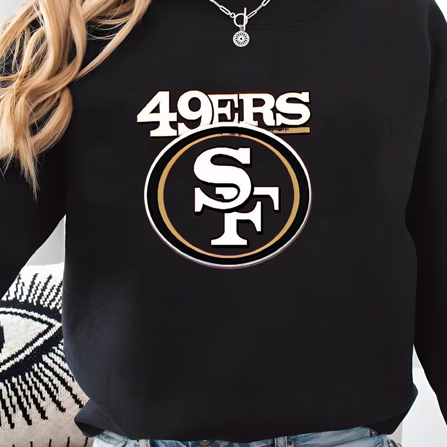 Football Cremation Urn With Optional San Francisco 49ers Ball Decor And Custom Metal Plaque Sweatshirt