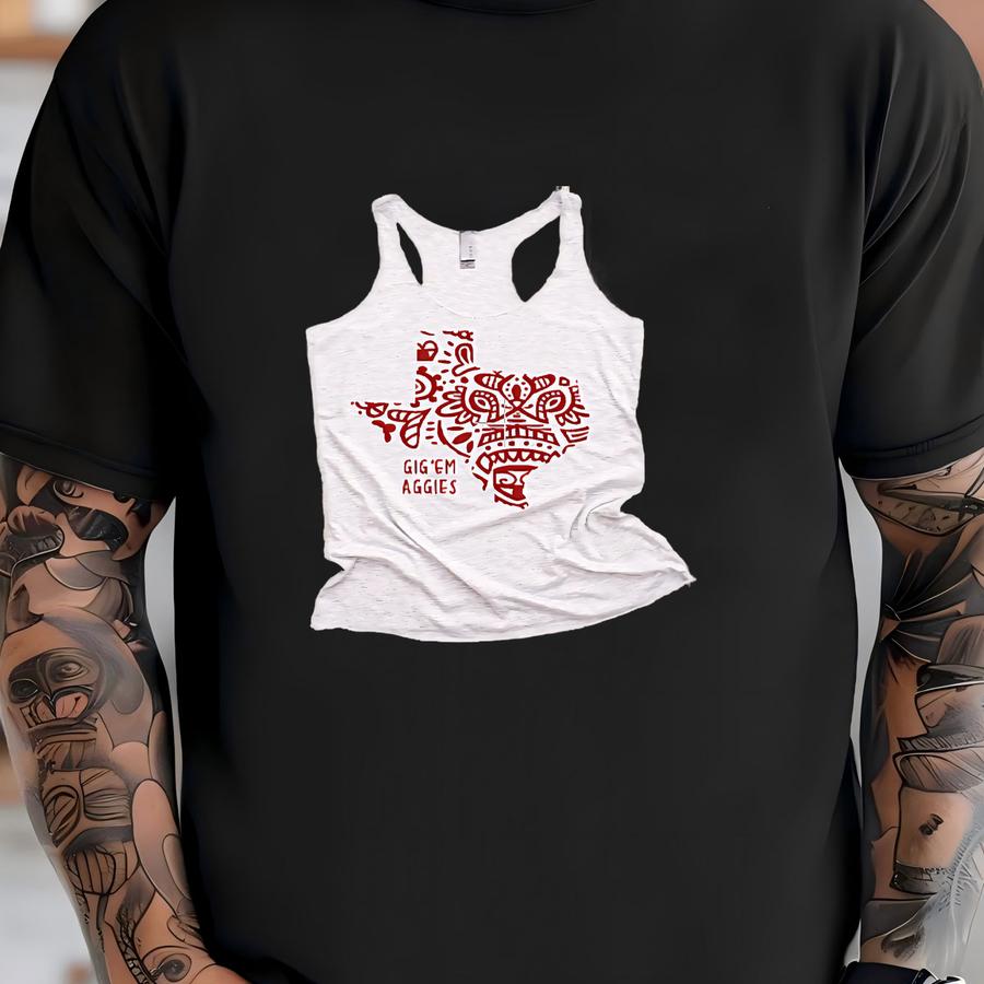 Am, Aggies, College Station, Tank T-shirt