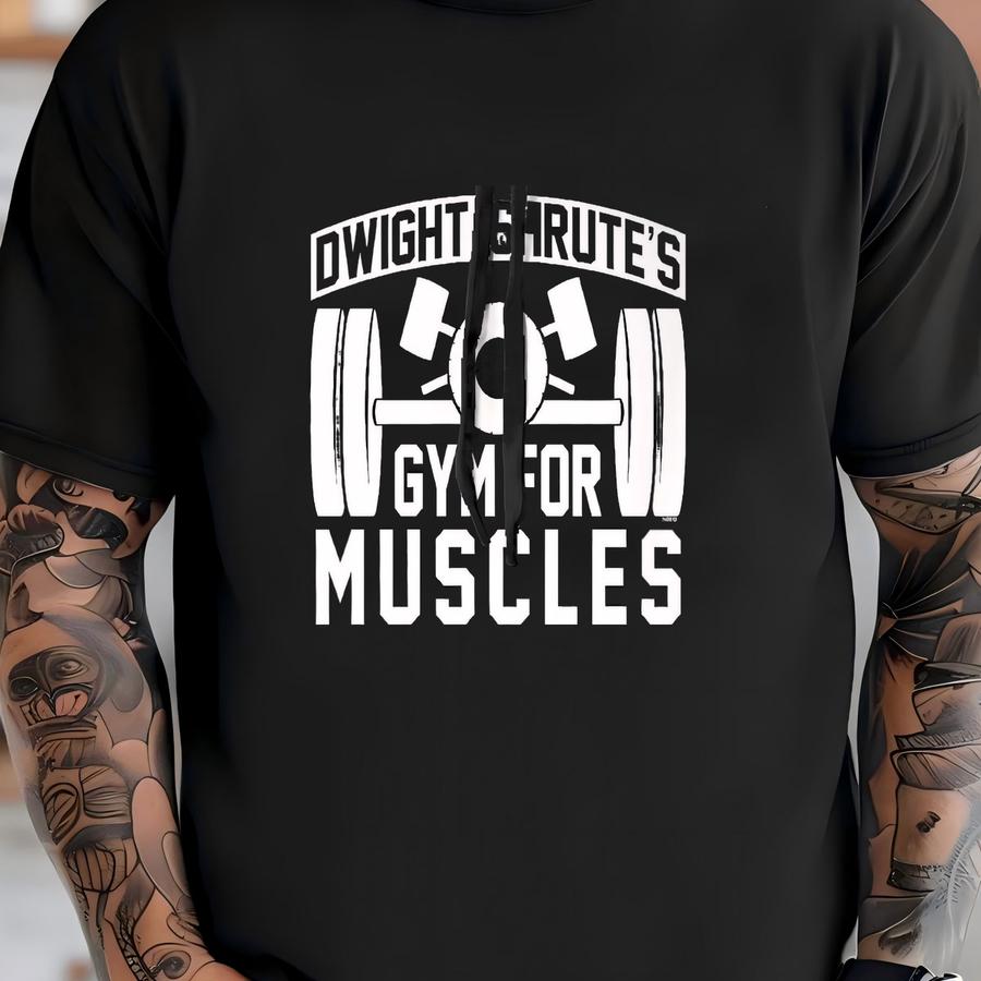 Dwight Shrute's Gym For Muscles Hoodie Sweatshirt, Hood_02829 T-shirt