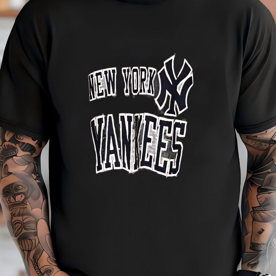 Rare!! Vintage 80s Ny New York Spellout Pullover Jumper Sweatshirt Distressed T-shirt