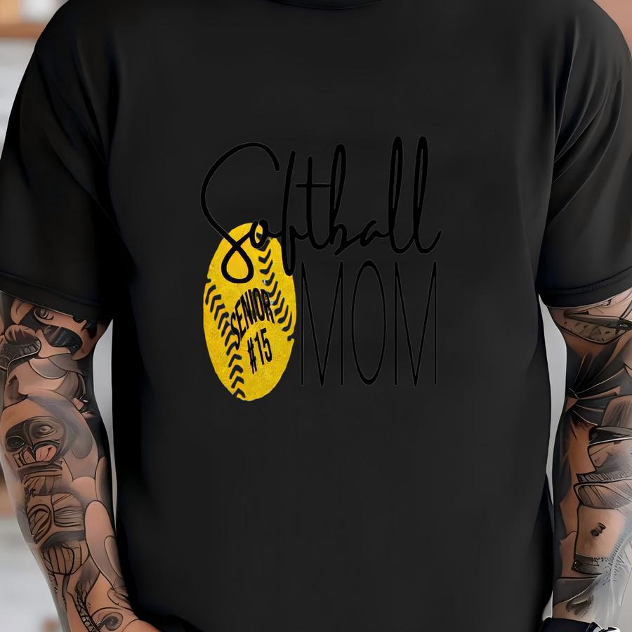 Softball Mom Hoodie: Sports Grey, Women's Fit T-shirt