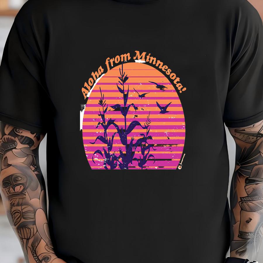 Aloha From Minnesota Postcard Shirt