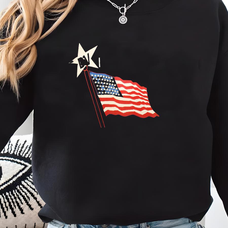 Dv Postal Pride Usps American Flag Vintage T-shirt Blue 90s Us Postal Service Together As A Team Sweatshirt