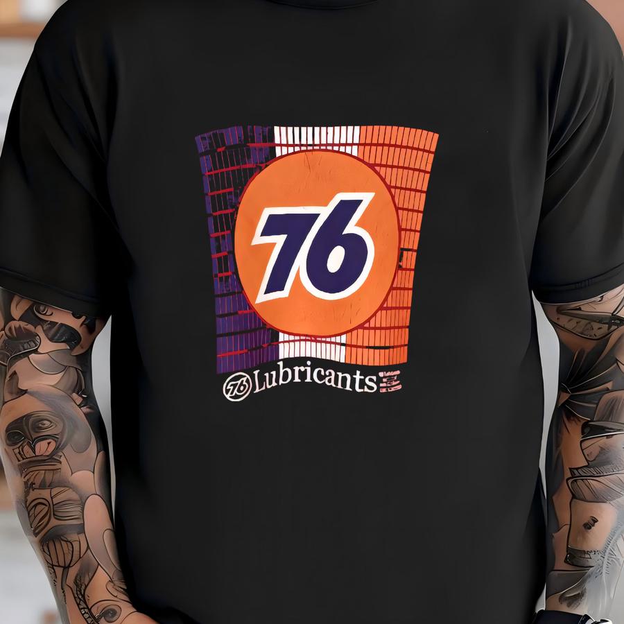 Rare!! Lubricants 76 Racing Motor Oil Spirit Spellout Pullover Jumper Sweatshirt T-shirt