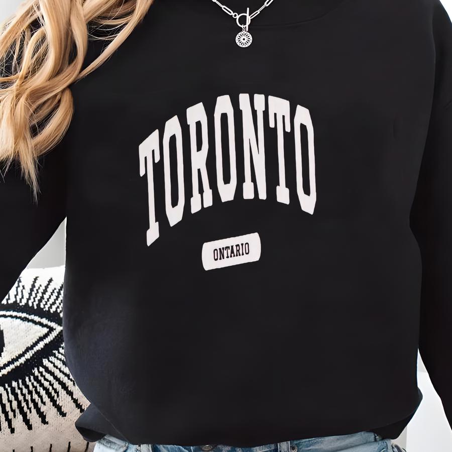 Toronto Ontario College Style T-shirt Sweatshirt