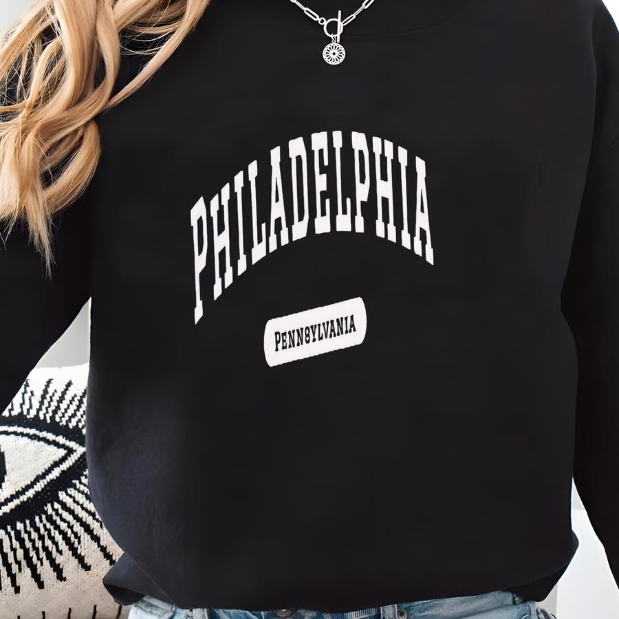 Philadelphia Pennsylvania College Style T-shirt Sweatshirt