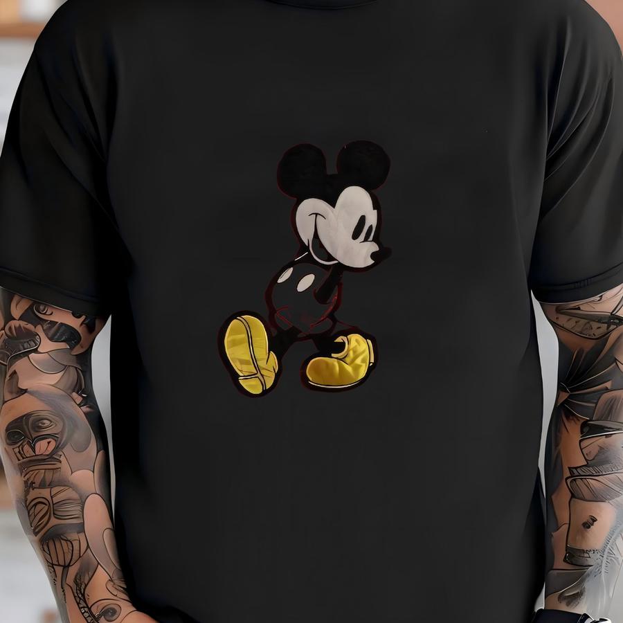 Vtg Cool Red  Mouse L/s Shirt Youth M 7-8 Very Nice T-shirt