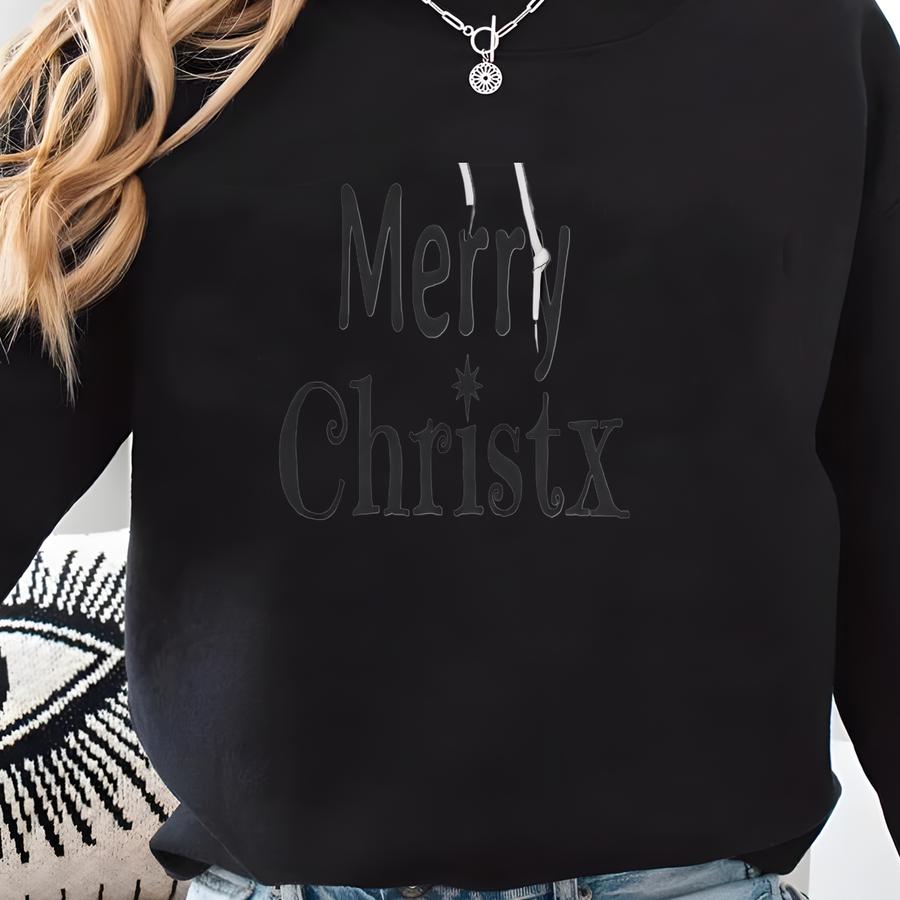 Merry Christx Unisex Hoodie, Keep Christ In Christmas, Christmas Hoodie, Holiday Hoodie, Christmas Gift, Holiday Gift, Christian Hoodies Sweatshirt