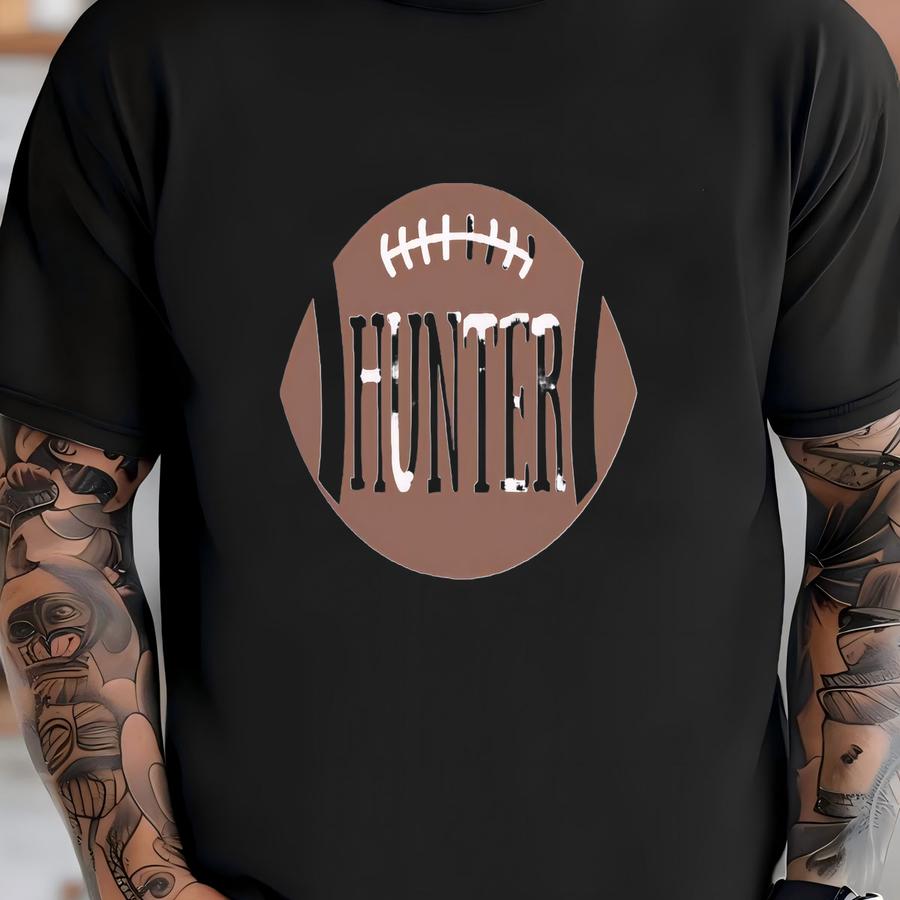 Personalized Football Raglan - Football Toddler Shirt- Cute Fall Shirt- Football Name Toddler Shirt T-shirt