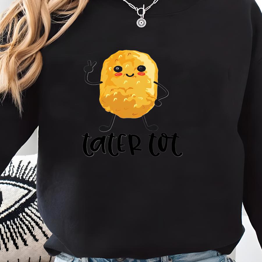 Tater Tot Baby Toddler Shirt, Hipster Baby Bodysuit, Funny Baby ®s, Unique Baby Gift, Unisex Baby Clothes, Fast Food  Sweatshirt