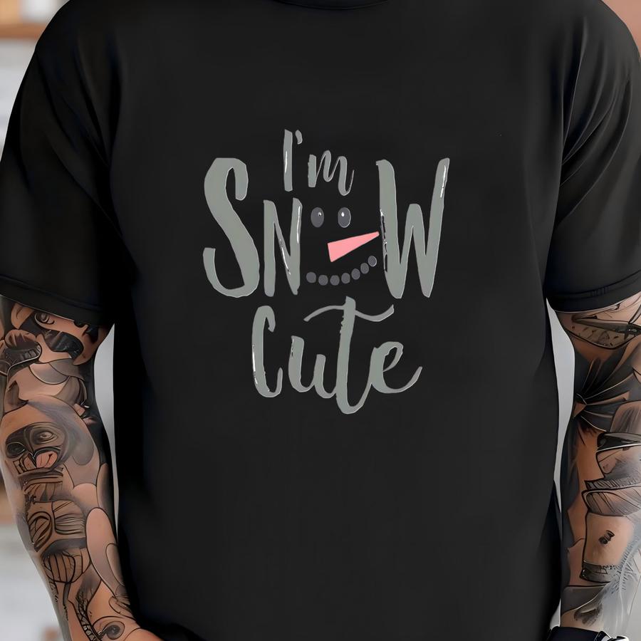 I'm Snow Cute Baby ® - Funny Snowman Pun ®- Cute Winter ®- Christmas Baby ® T-shirt